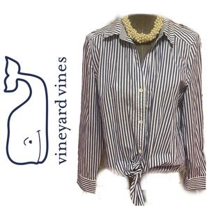 Vineyard Vines striped dress shirt size 14